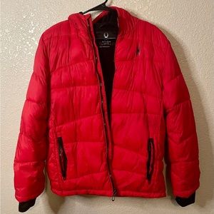 Spyder Puffer Coat Boys Youth XL (18/20) Red